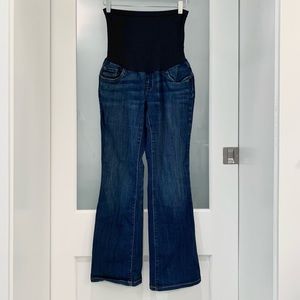 A Pea in the Pod Maternity Bootcut Jeans, Size M